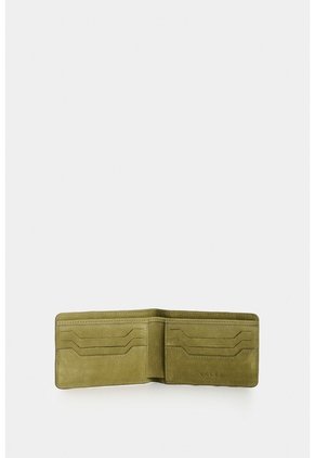 Billetera En Cuero Nobuck Croco Para Hombre Tessa 2.0 Billetera En Cuero Nobuck Croco Para Hombre Tessa 2.0 Verde Oliva VÉLEZ