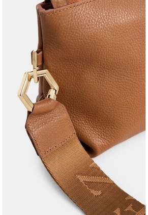 Cosmetiquera Cuzzo De Cuero Para Mujer Manija Removible Cosmetiquera Cuzzo De Cuero Para Mujer Manija Removible Miel VÉLEZ