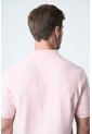 Polo Para Hombre Semi Fit Detalle Jacquard Polo Para Hombre Semi Fit Detalle Jacquard Rosado XXL VÉLEZ de Vélez