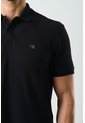 Polo Manga Corta Essential Para Hombre Textura Polo Manga Corta Essential Para Hombre Textura Negro M VÉLEZ de Vélez