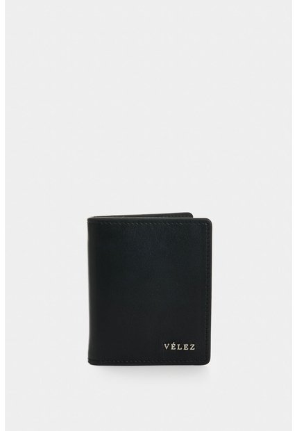 Billetera En Cuero Para Hombre Cuma Billetera En Cuero Para Hombre Cuma Negro VÉLEZ