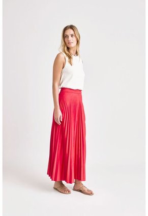 Falda Plisada Alma Para Mujer Tejido De Punto Falda Plisada Alma Para Mujer Tejido De Punto Rojo 12 VÉLEZ
