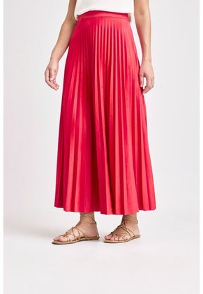 Falda Plisada Alma Para Mujer Tejido De Punto Falda Plisada Alma Para Mujer Tejido De Punto Rojo 12 VÉLEZ