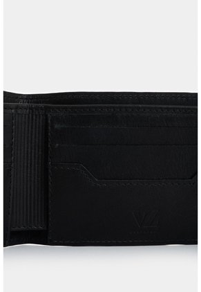 Billetera En Cuero Para Hombre Alden Billetera En Cuero Para Hombre Alden Negro VÉLEZ