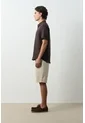 Camisa En Lino Manga Corta Siena Para Hombre Camisa En Lino Manga Corta Siena Para Hombre Cafe M VÉLEZ de Vélez
