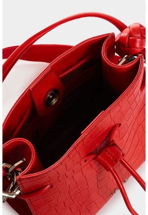 Manos Libres De Cuero Grabado Para Mujer Aromia Manos Libres De Cuero Grabado Para Mujer Aromia Rojo VÉLEZ