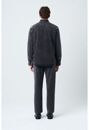 Sobrecamisa Alcor Manga Larga De Algodón Para Hombre Detalles Cuero Sobrecamisa Alcor Manga Larga De Algodón Para Hombre Detalles Cuero Negro S VÉLEZ