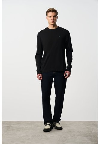 Camiseta Tejida Manga Larga Para Hombre Sabina Camiseta Tejida Manga Larga Para Hombre Sabina Negro S VÉLEZ Vélez