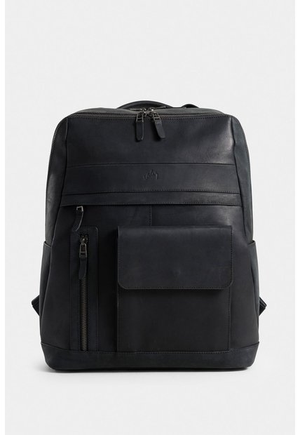 Morral Pekin De Cuero Para Hombre Estilo Clásico Morral Pekin De Cuero Para Hombre Estilo Clásico Negro VÉLEZ
