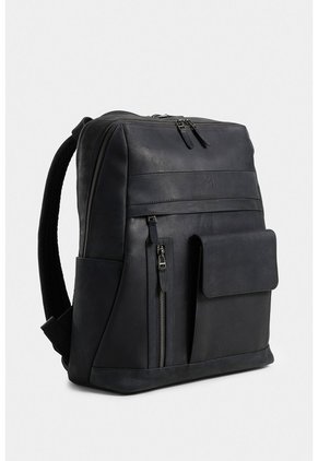 Morral Pekin De Cuero Para Hombre Estilo Clásico Morral Pekin De Cuero Para Hombre Estilo Clásico Negro VÉLEZ