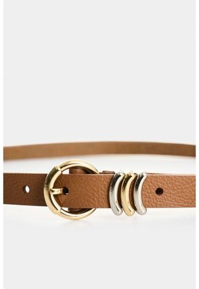 Cinturón Unifaz De Cuero Para Mujer Puntera Hexagonal Cinturón Unifaz De Cuero Para Mujer Puntera Hexagonal Miel S VÉLEZ