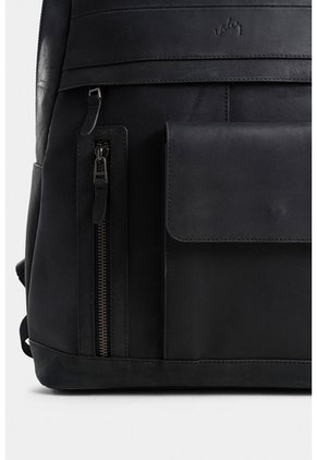 Morral Pekin De Cuero Para Hombre Estilo Clásico Morral Pekin De Cuero Para Hombre Estilo Clásico Negro VÉLEZ