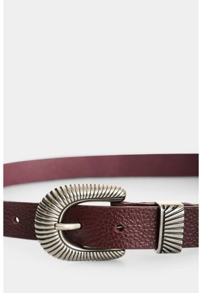Cinturón Unifaz En Cuero Para Mujer Tierra Cinturón Unifaz En Cuero Para Mujer Tierra Vinotinto S VÉLEZ