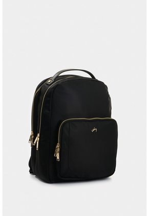 Morral Púrpura En Lona Para Mujer Casual Morral Púrpura En Lona Para Mujer Casual Negro VÉLEZ