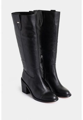 Botas Zolan De Cuero Para Mujer Caña Alta Botas Zolan De Cuero Para Mujer Caña Alta Negro 39 VÉLEZ