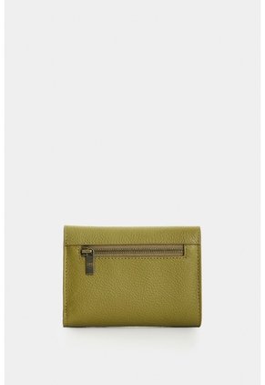 Billetera En Cuero Para Mujer Taupe Billetera En Cuero Para Mujer Taupe Verde Oliva VÉLEZ
