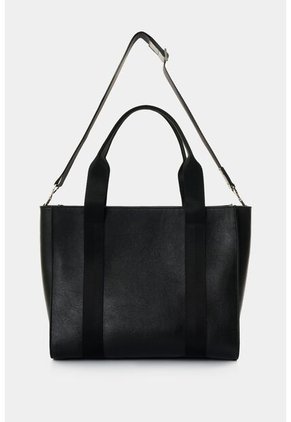 Shopping De Cuero Para Mujer Nara Shopping De Cuero Para Mujer Nara Negro VÉLEZ