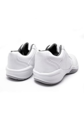 Tenis Escolares Unisex Venus Blanco/Gris - Estilo Y Comodidad Para El Colegio