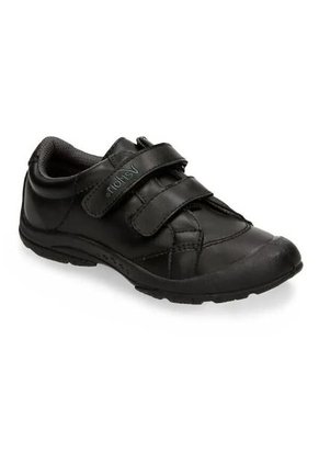 Zapatillas Escolar Infantil Para Niños Verlon Negro Juanito Velcro V