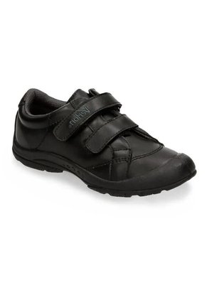 Tenis Escolares Para Mujer Verlon Negro Juanito Velcro V Boys School