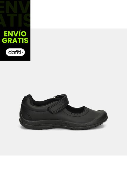 Baletas Escolar Para Niña Verlon Negro Vigia V 30-33