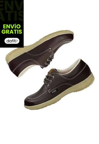 Zapatillas Escolar Infantil Para Niños Verlon Café Diana Gold Verlon