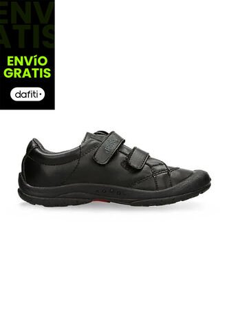 Tenis Escolares Para Mujer Verlon Negro Juanito Velcro V Boys School Verlon