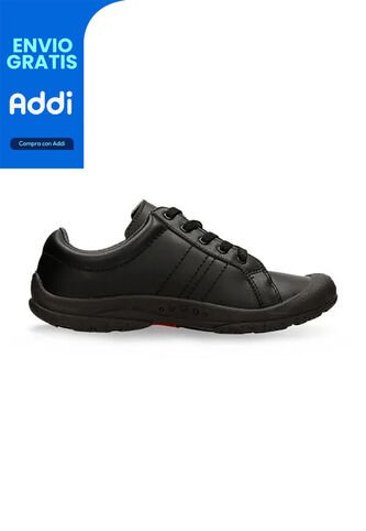 Zapatillas Escolar Infantil Para Niños Verlon Negro Jipi V Verlon