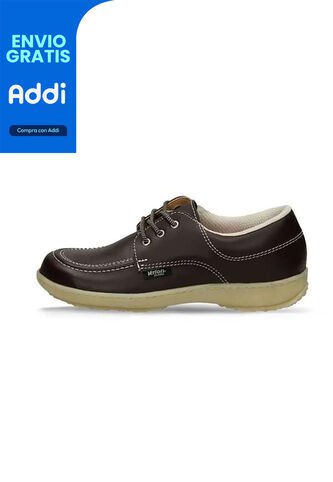 Zapatillas Escolar Para Niños Verlon Café Diana Gold Verlon