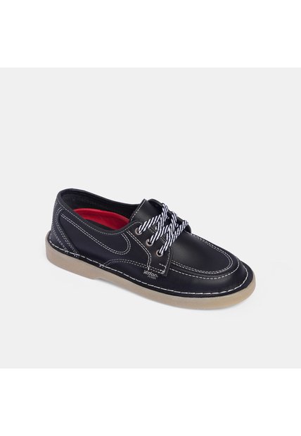 Zapatillas Escolares Para Niña Verlon Negro Stitch Down Girls School