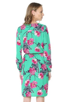 Vestido Verde-Lila-Azul Vero Moda