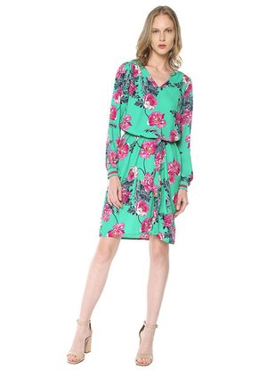 Vestido Verde-Lila-Azul Vero Moda