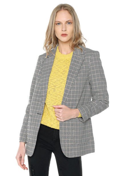 Blazer Blanco-Negro-Café Vero Moda
