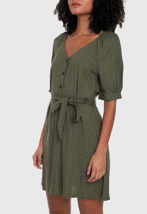 Vestido Verde Oliva Vero Moda