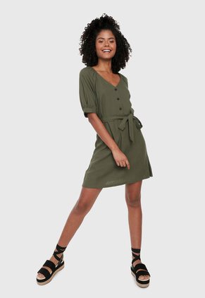 Vestido Verde Oliva Vero Moda