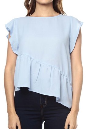 Blusa Azul Celeste Vero Moda