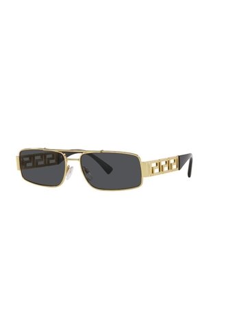 Gafas De Sol Versace Aviador Large Metal VE2257 Amarillo Hombre Y Mujer Versace