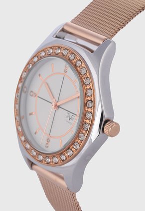 Reloj Oro Rosa-Plateado VERSACE 19.69