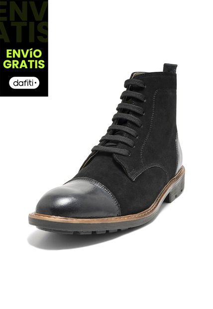 Bota Para Hombre Cuero Negro VFYN 450 3