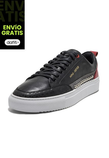 Tenis NegroxRojo Mazoni T 3