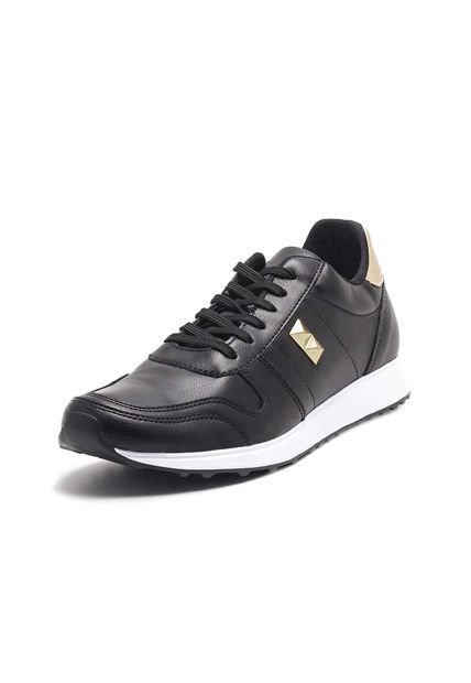 Tenis Para Mujer Sintético Negro Vfyn Marena 3