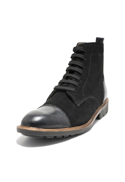 Bota Para Hombre Cuero Negro VFYN 450 3