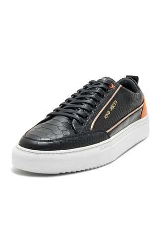 Tenis Negro Piton X Naranja Vfyn Mazoni 3 VFYN
