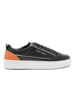 Tenis Negro Piton X Naranja Vfyn Mazoni 3