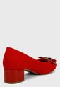 Tacón Bajo Rojo Via Marte de Via Marte