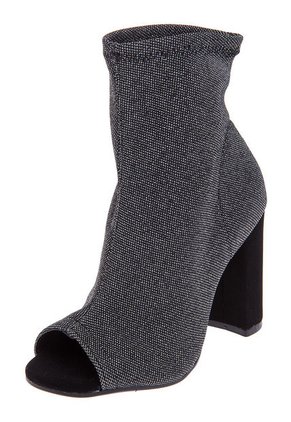 Peep Toe Negro Via Marte