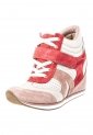 Sneakers Via Marte Beige-Rojo de Via Marte