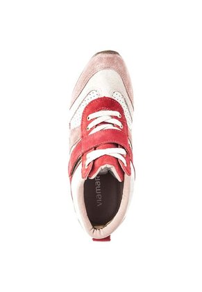 Sneakers Via Marte Beige-Rojo
