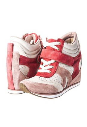 Sneakers Via Marte Beige-Rojo