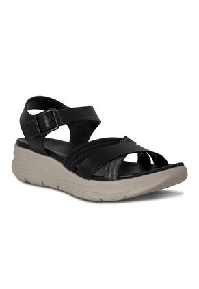 SANDALIA MUJER PLATAFORMA VIA SPRING NEGRO